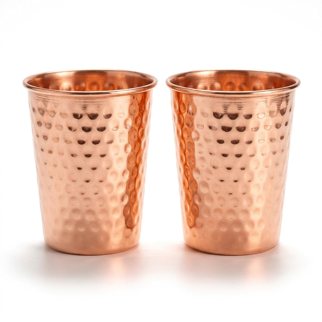 Hamnered Pure Copper Tumbler