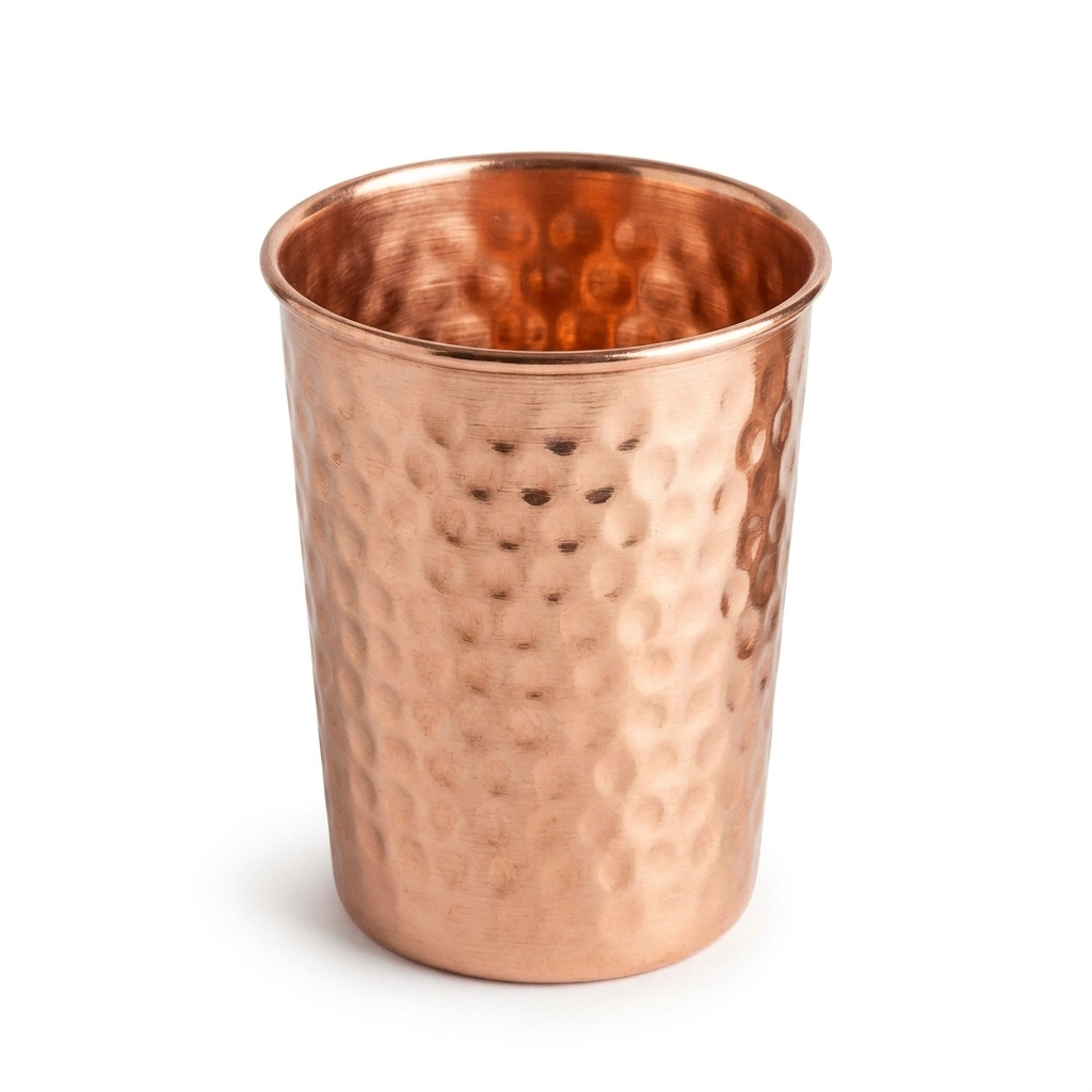 Hamnered Pure Copper Tumbler